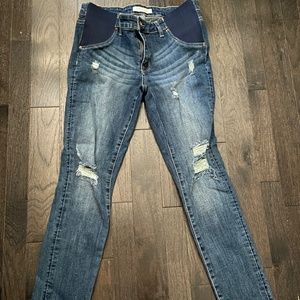 Pink Blush Maternity Jeans